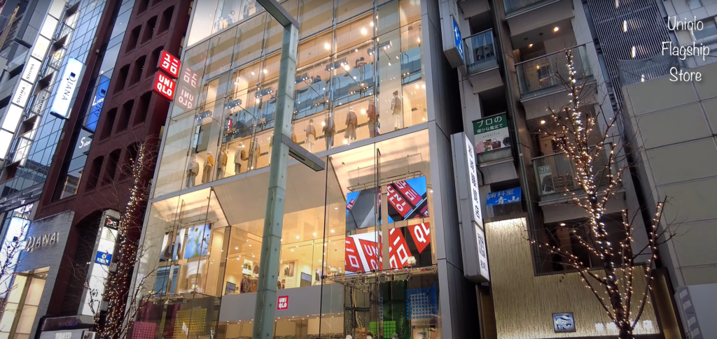 The world's largest UNIQLO store in Japan