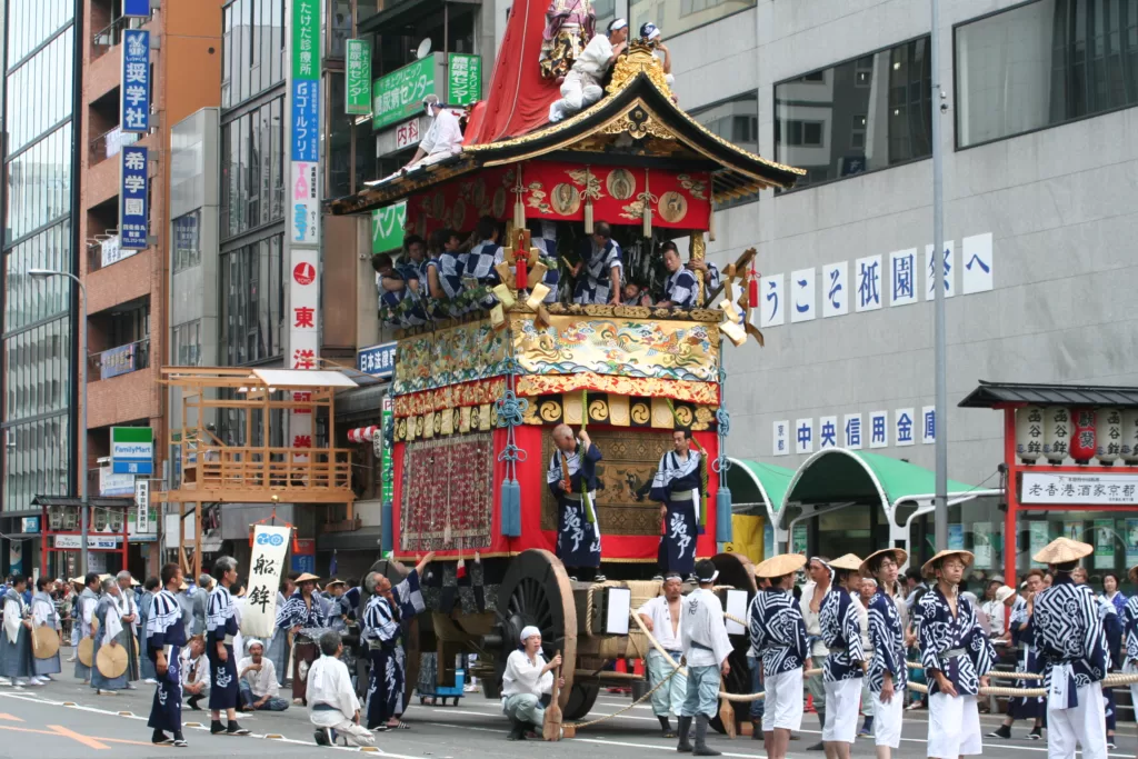 Gion festival in japan